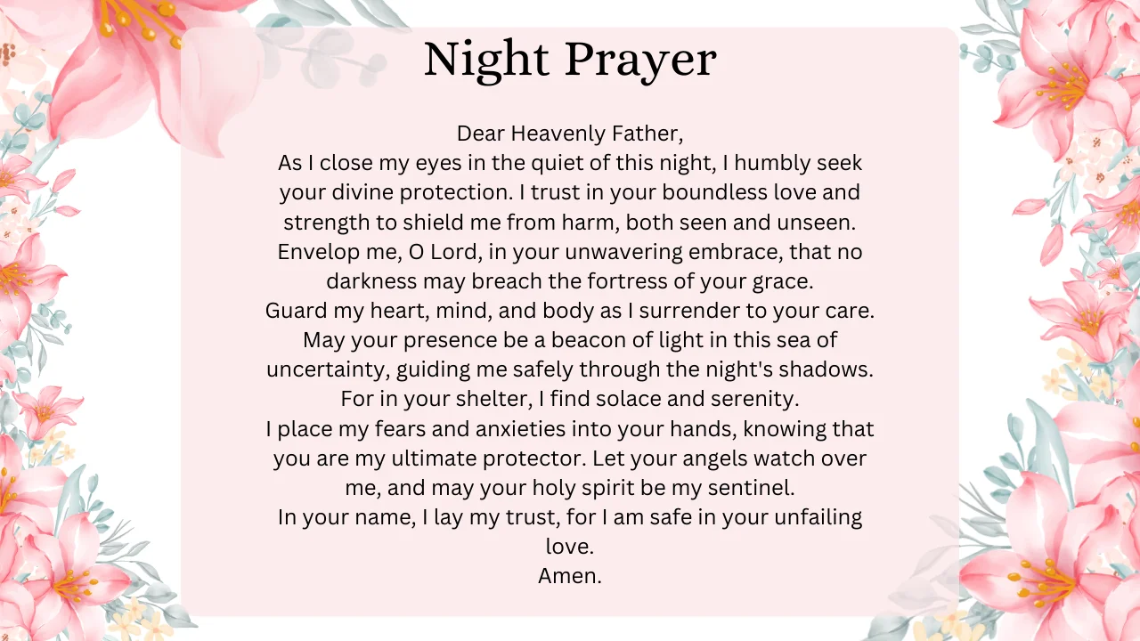 A Prayer for Divine Protection