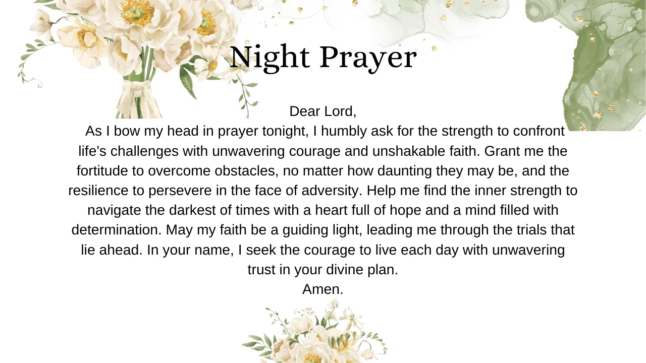 My Prayer for Unwavering Courage
