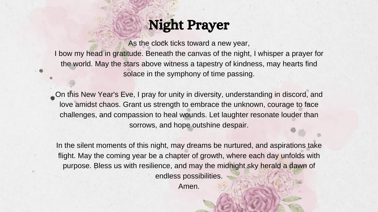 Embracing Hope: A New Year's Prayer
