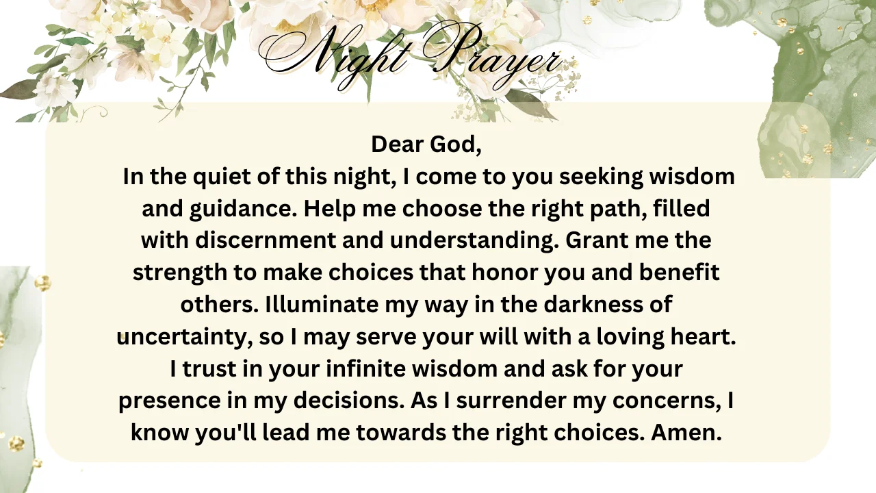 A Prayer for Guided Choices