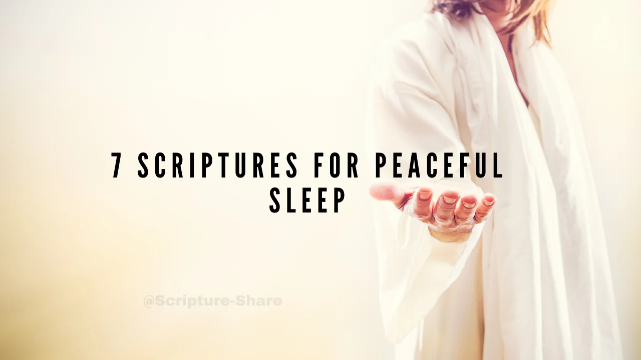Sleeping in Sacred Silence: 7 Scriptures to Help You Have A Good Night Sleep