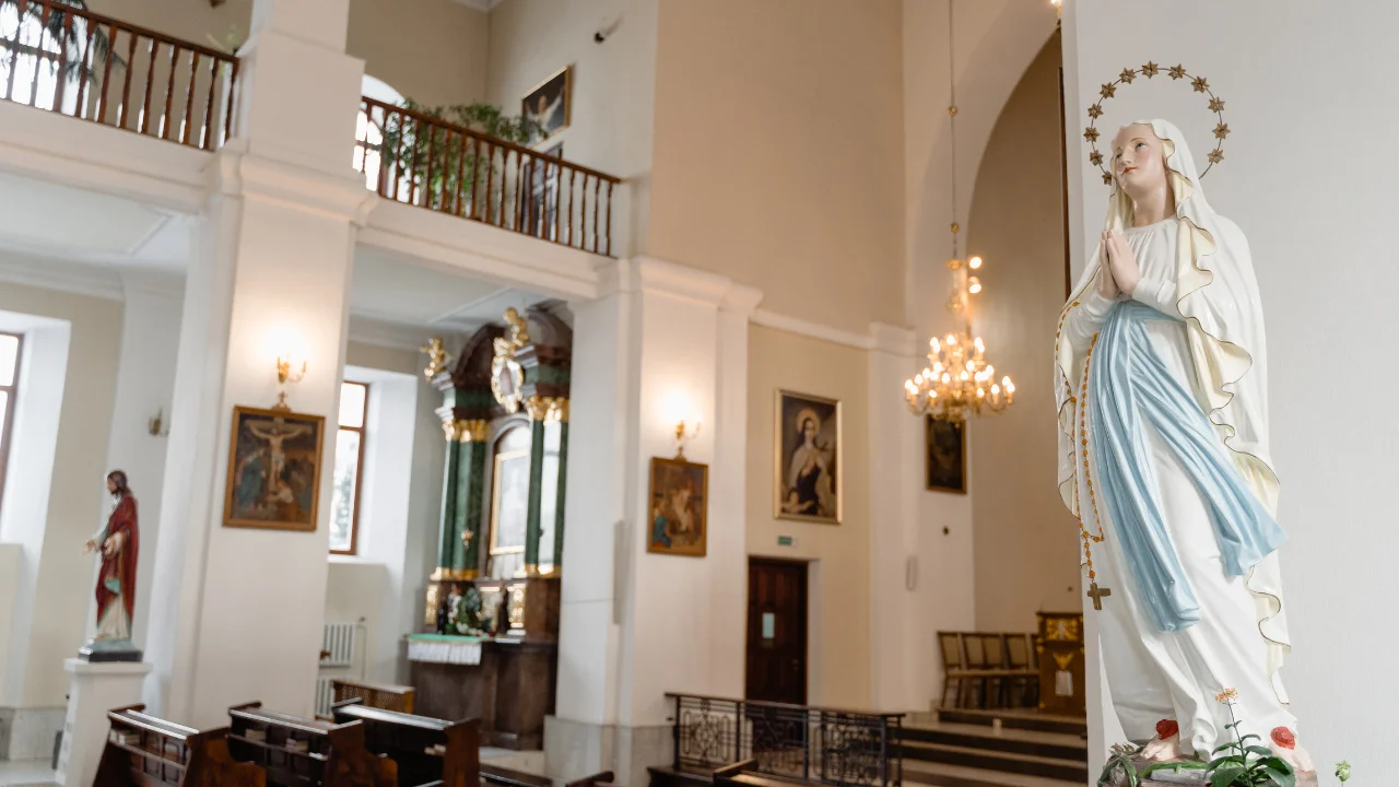 How do Christians view the concept of sacred space in church architecture?