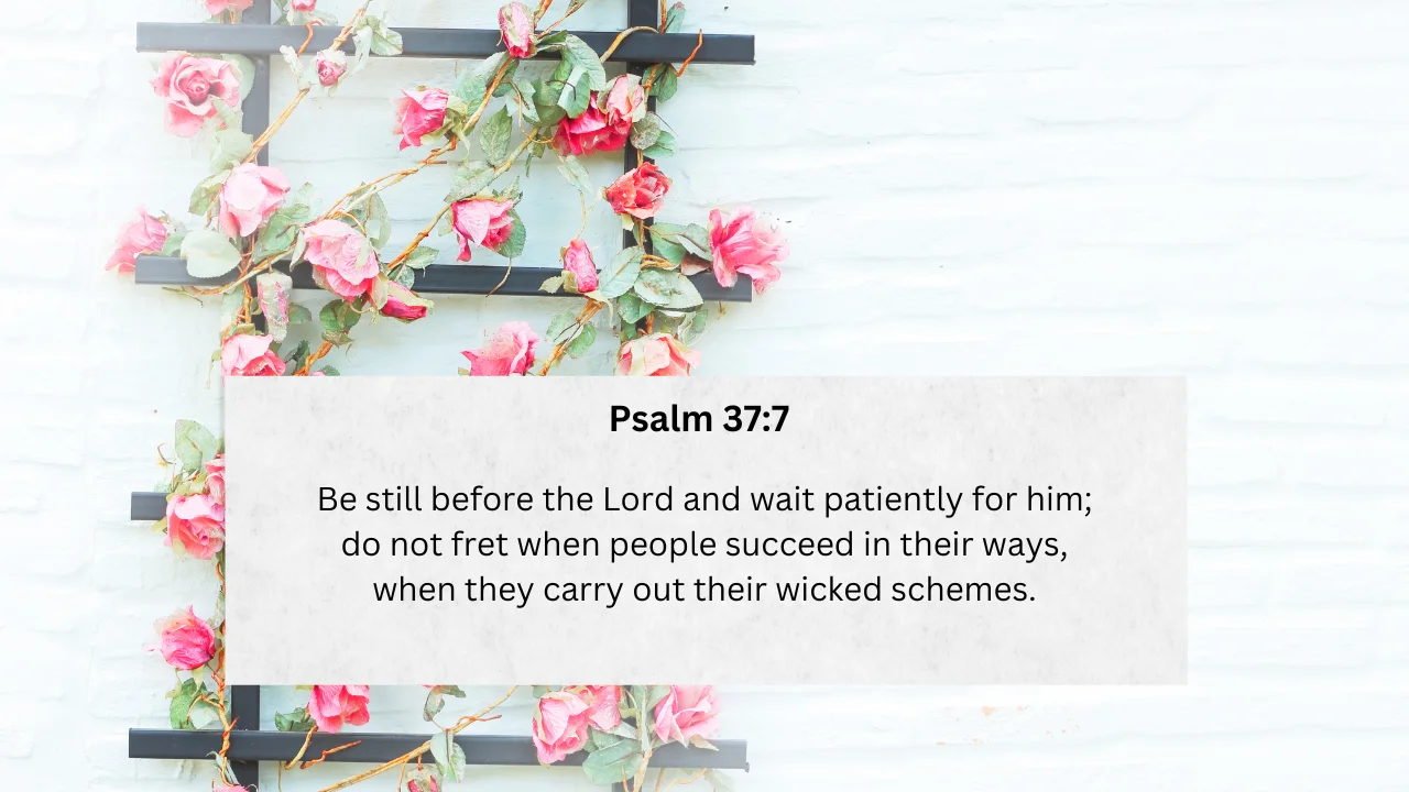 Trusting God in Stillness: Unveiling the Wisdom of Psalm 37:7