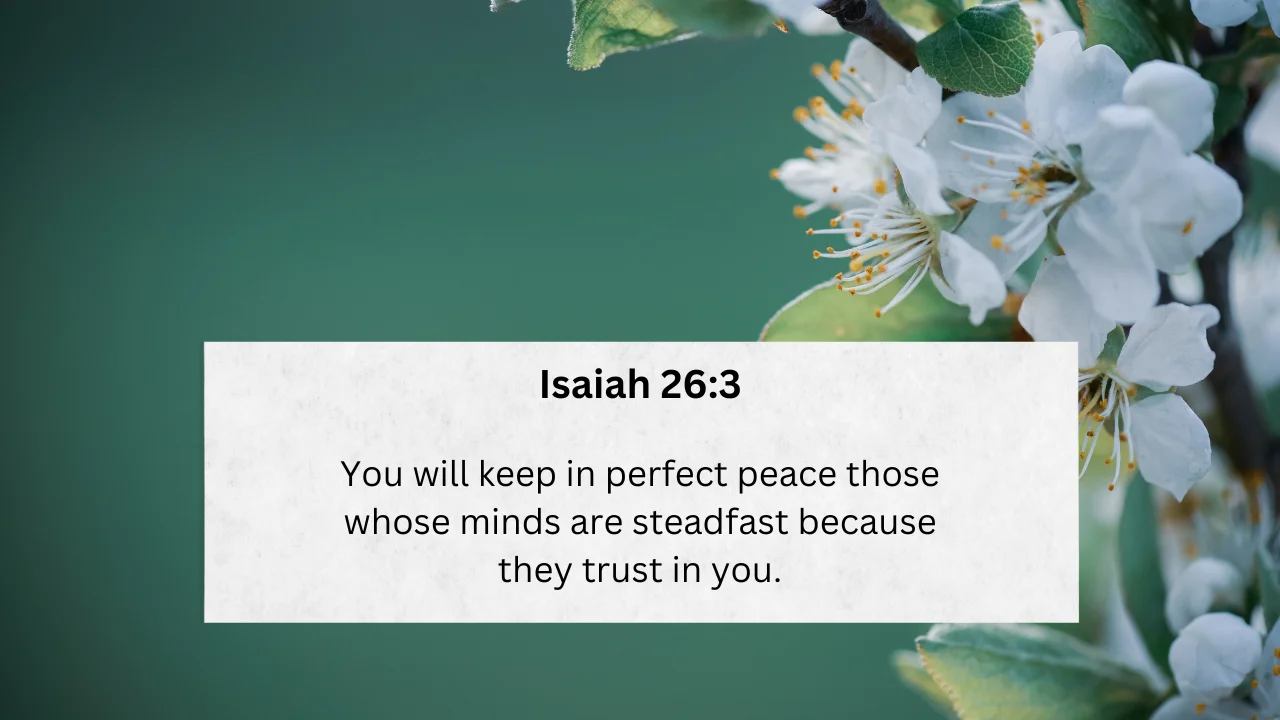 Trusting for Tranquility: Unpacking the Wisdom of Isaiah 26:3