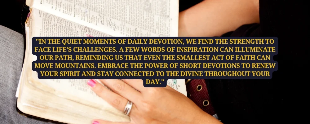 inspirational devotions