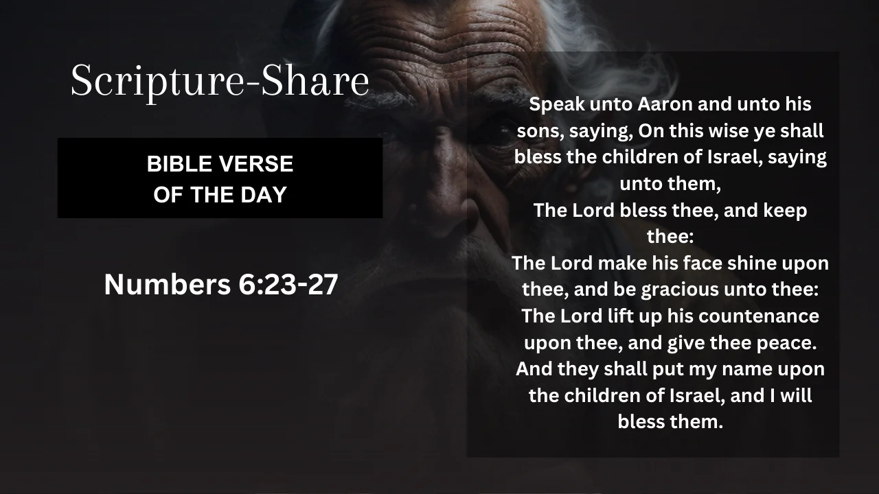 Numbers 6:23-27
