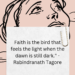 How Faith Illuminates the Darkness: Insights from Rabindranath Tagore