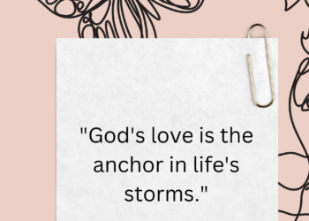 Anchored in Love: Finding Stability in Life's Storms