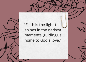 A Guiding Light in the Darkness, Leading Us Home to God's Love