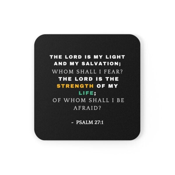 The Lord is my light and my salvation - Coaster