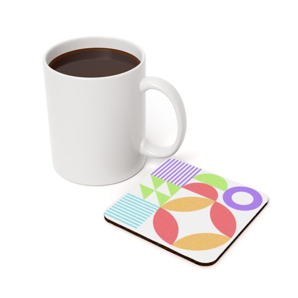 Beautiful Colorful Geometric Shapes Coaster - Image 6