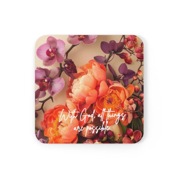 With God, all things are possible Coaster