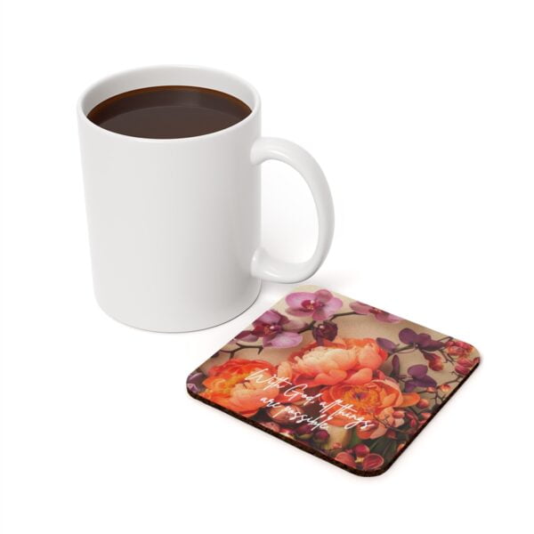 With God, all things are possible Coaster - Image 3