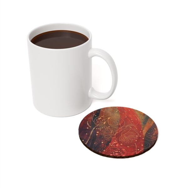 Midnight Dreamy Frost Red Coasters - Image 6