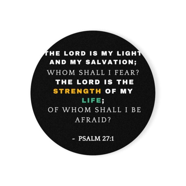 The Lord is my light and my salvation - Coaster - Image 4