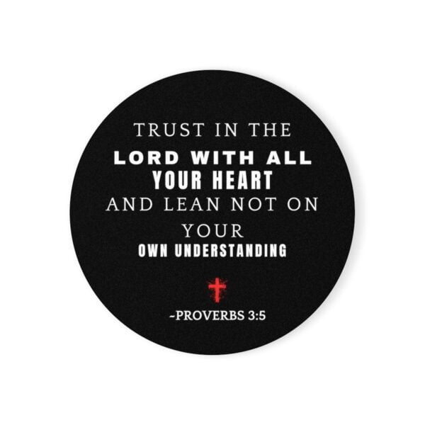 Trust in the Lord with all your heart - Coaster - Image 4