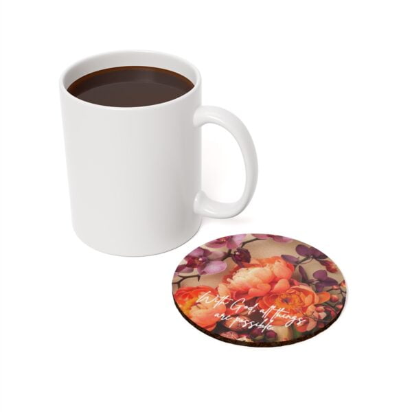 With God, all things are possible Coaster - Image 6