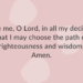 A Prayerful Guide to Righteous Decisions