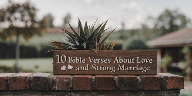 10 Bible Verses About Love And Strong Marriage