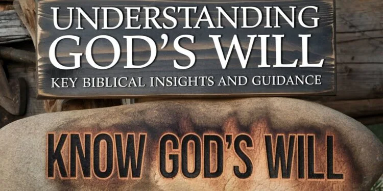 Understanding God's Will: Key Biblical Insights and Guidance