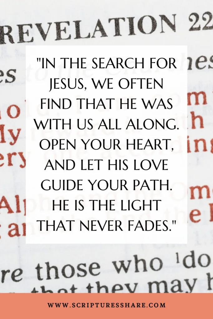 How to Find Jesus: 12 Bible Verses to Guide Your Search