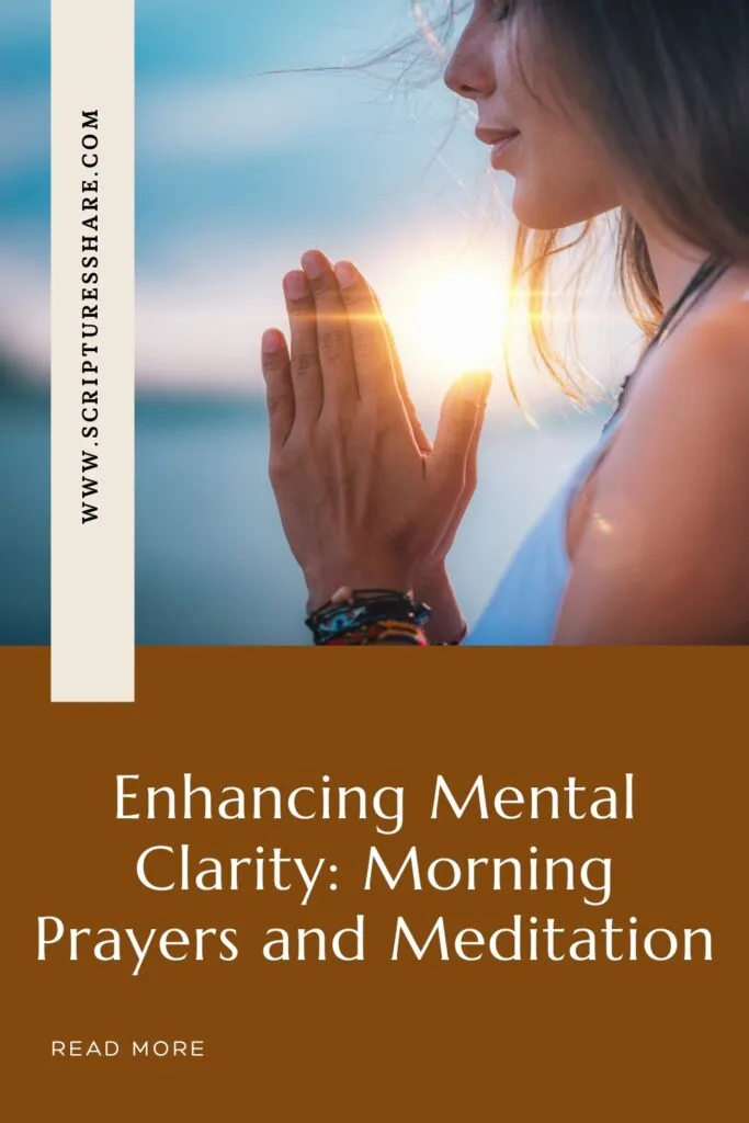 Enhancing Mental Clarity Morning Prayers and Meditation
