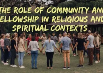 The Role of Community and Fellowship in Religious and Spiritual Contexts