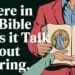Where In The Bible Does It Talk About Sharing