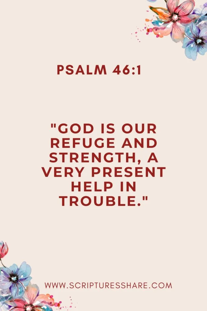 Finding Refuge and Strength in God: Reflections on Psalm 46:1.