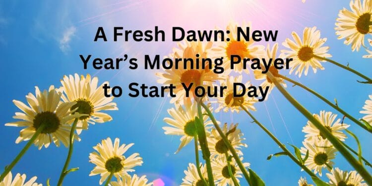 A Fresh Dawn New Year’s Morning Prayer to Start Your Day