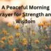 A Peaceful Morning Prayer for Strength and Wisdom (1)