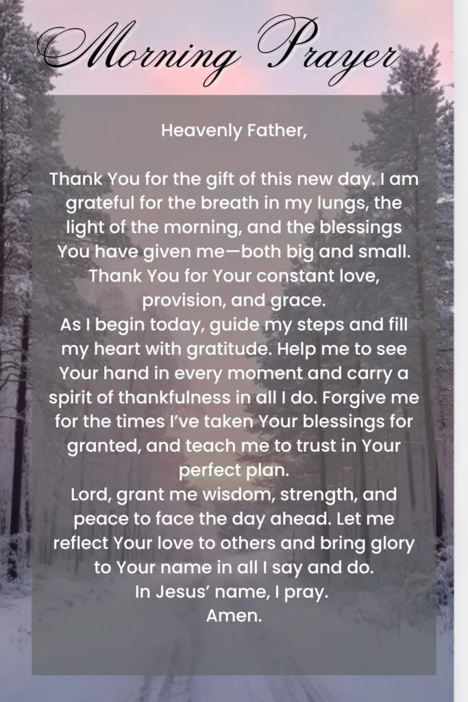 A Short Morning Prayer to Begin Your Day with Gratitude