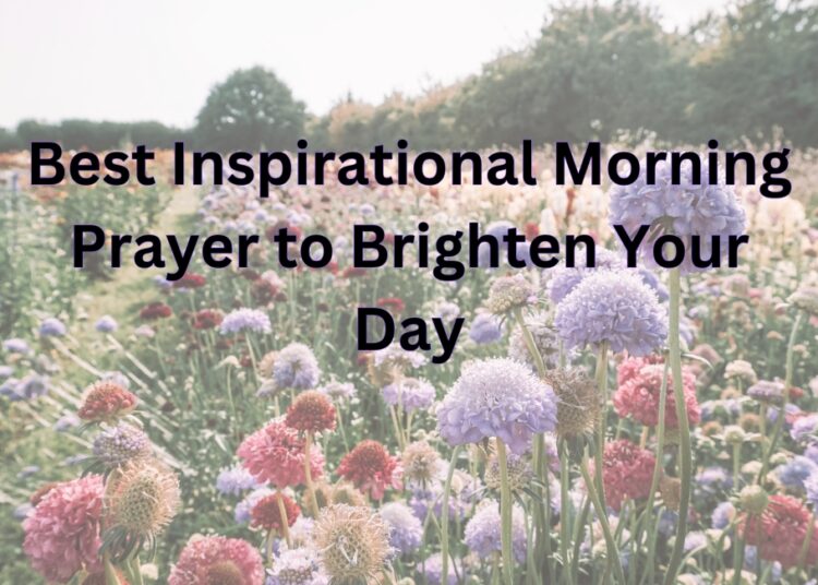 Best Inspirational Morning Prayer to Brighten Your Day