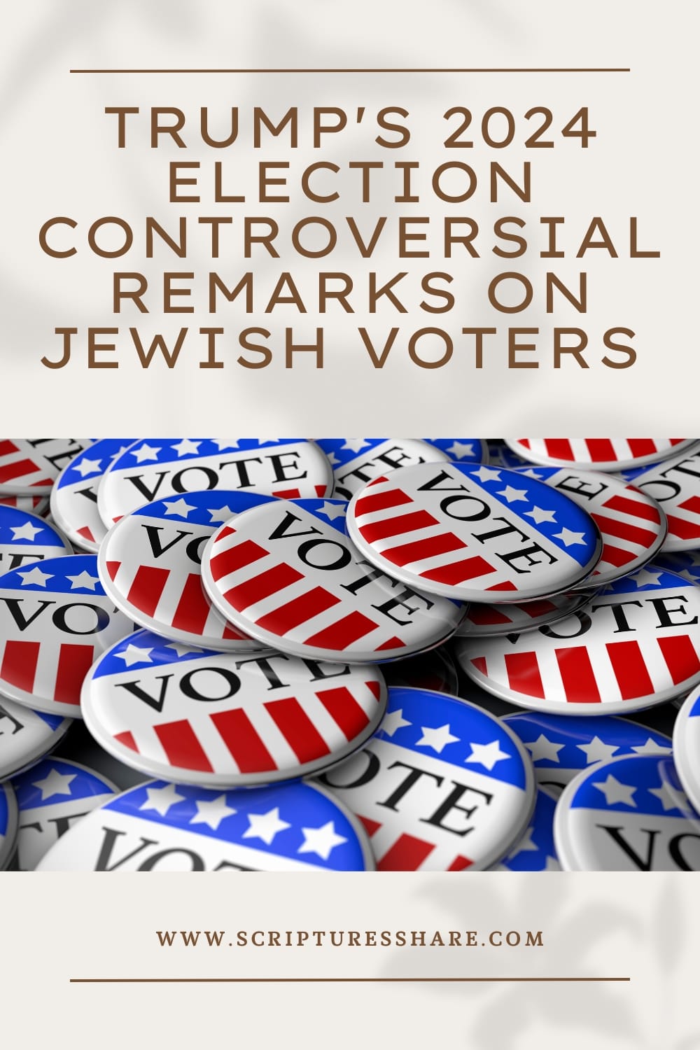 Antisemitic Rhetoric After Trump's Remarks On Jewish Voters