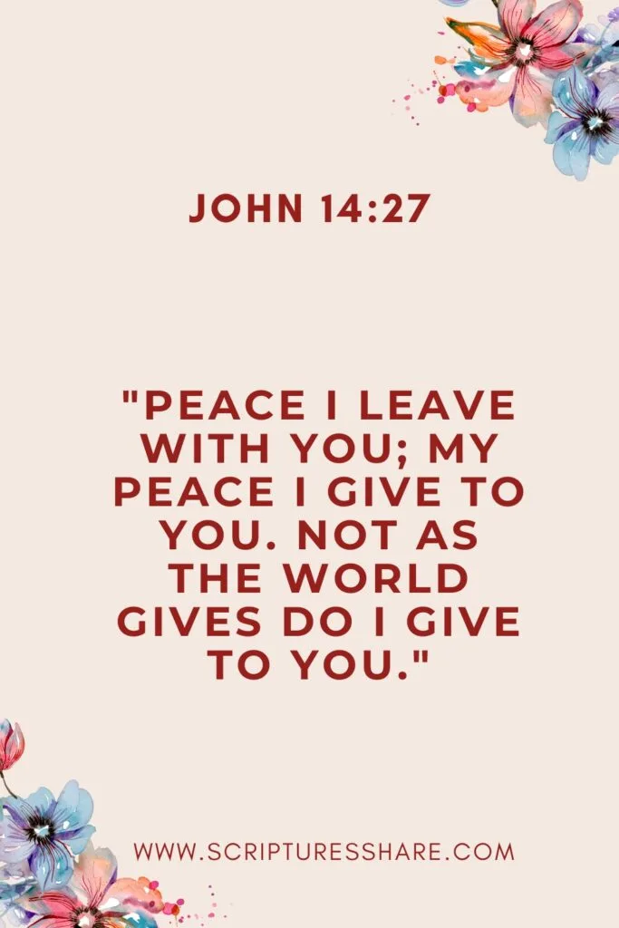 How To Understanding The Peace of Christ: John 14:27