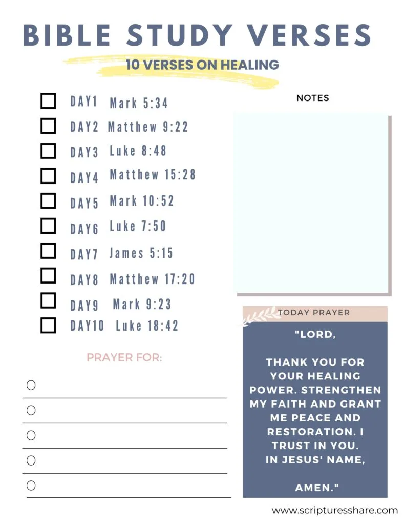 10 verses on Healing #13