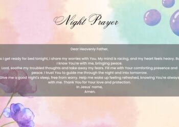 Beautiful Calming Night Prayer for Overcoming Anxiety
