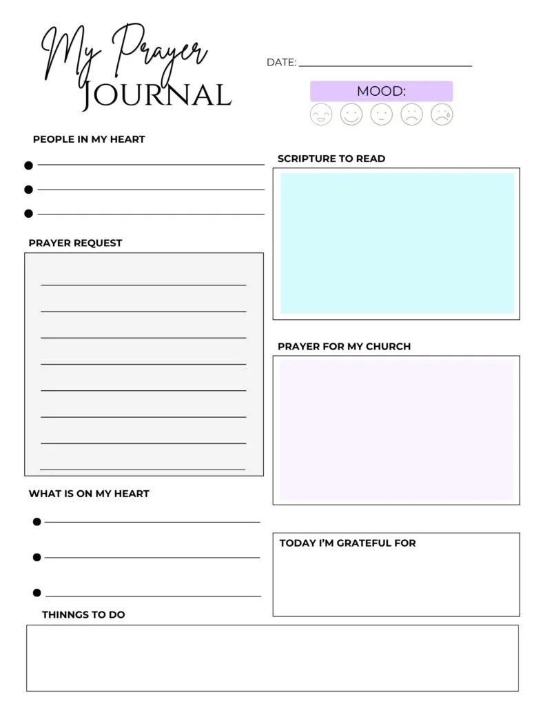 My Prayer Journal # 4