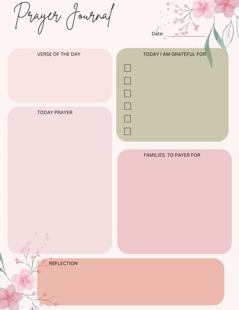 Prayer Journal Log#8
