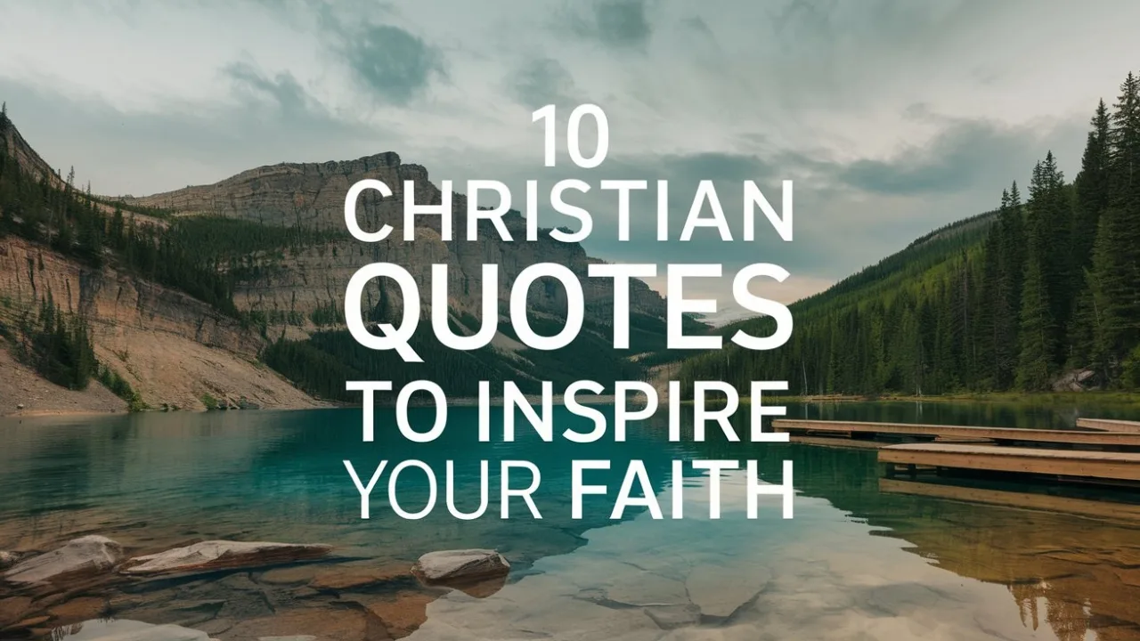 10 Christian Quotes to Inspire Your Faith
