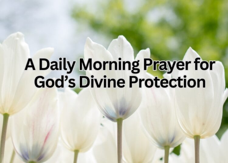 A Daily Morning Prayer for God’s Divine Protection