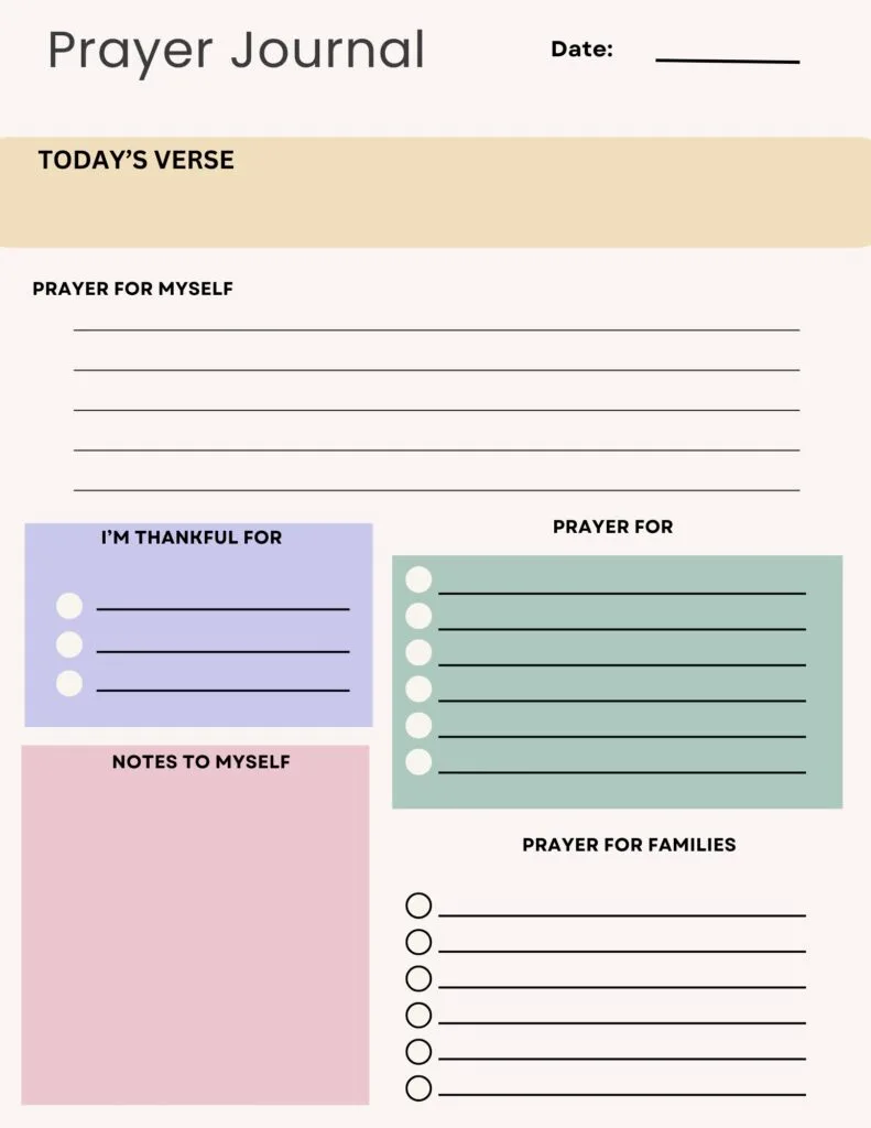 Prayer Journal Log #13