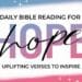 Daily Bible Reading For Hope Uplifting Verses to Inspire