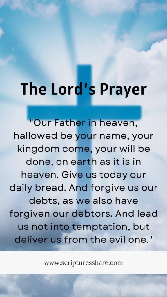 The Lord’s Prayer
