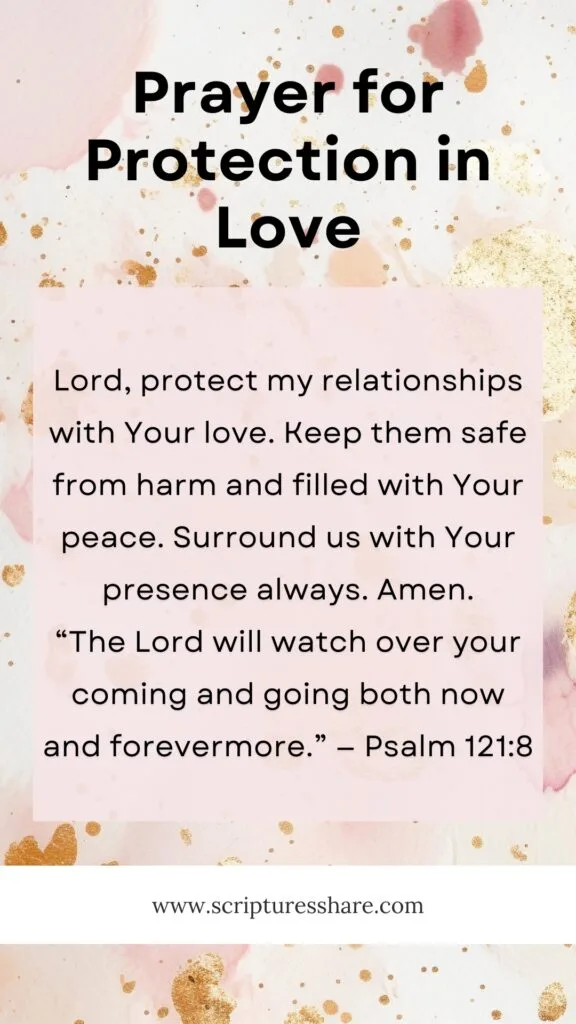 Prayer for Protection in Love