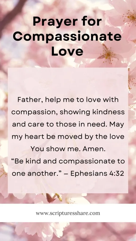 Prayer for Compassionate Love