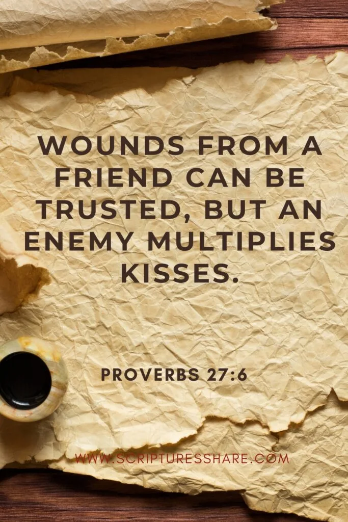 Proverbs 27:6