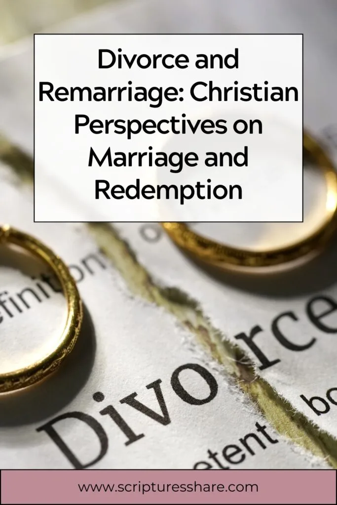 Divorce and Remarriage Christian Perspectives on Marriage and Redemption