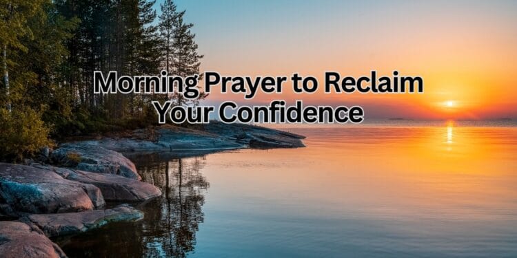 Morning Prayer to Reclaim Your Confidence