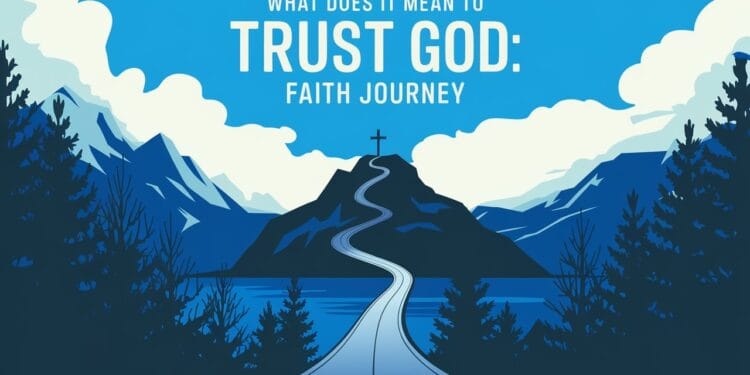 What Does It Mean To Trust God Faith Journey